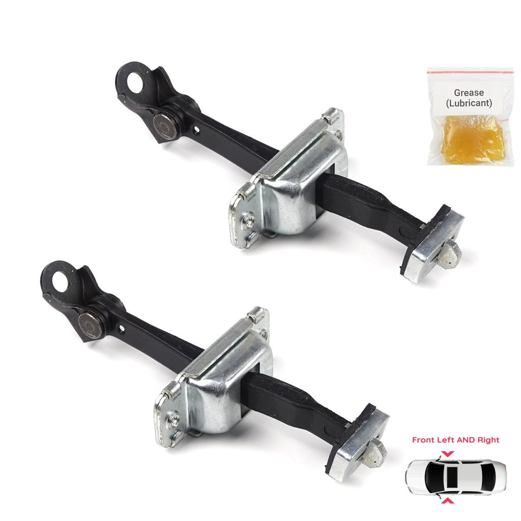EDP788-1 2 Pieces Front Left AND Right Door Catch Hinge Brake Stop Check Strap Limiter for Hyundai I30 MK1 FD 2006-2012 4/5 Door 793802L000