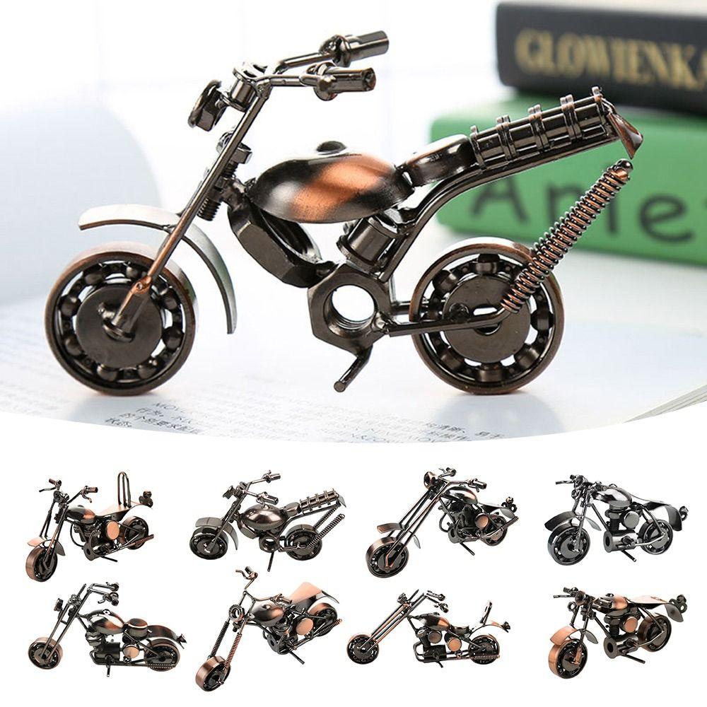 

Художественная ностальгическая коллекция, модель мотоцикла, домашний декор, скульптура, свадьба, Рождество, день рождения