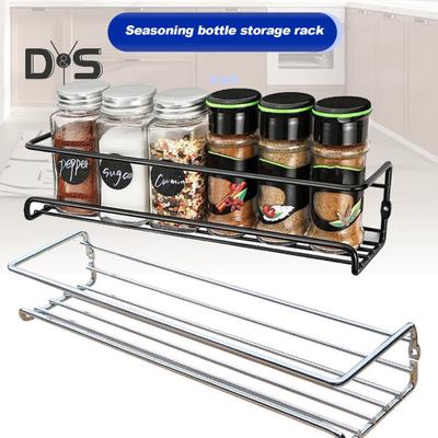 1/4 Pezzi Organizer Portaspezie da Parete Resistente alla Ruggine Resistente alla Corrosione Forte Portata Ventilato Scaffale da Cucina Scaffale di Stoccaggio