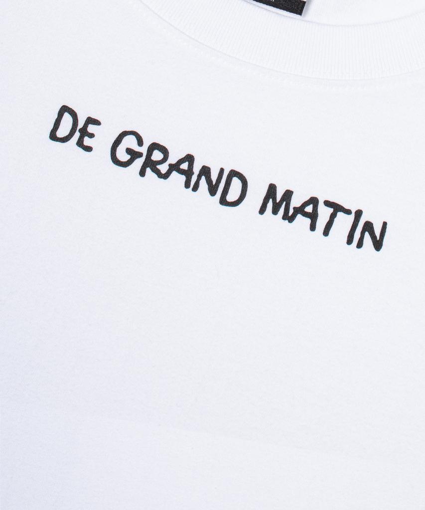 DE GRAND MATIN Front Logo T-Shirt_Weiß