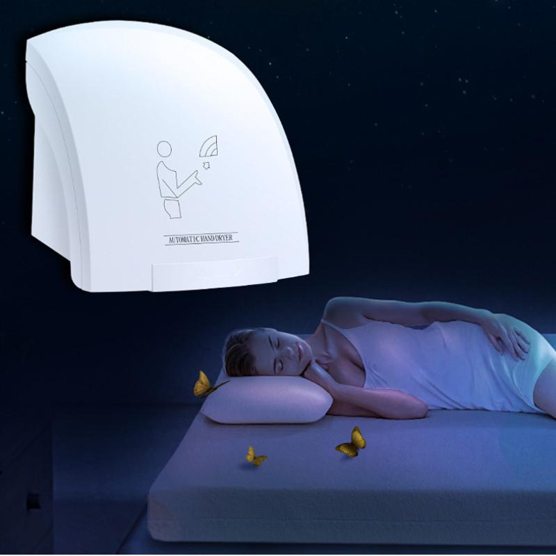 Asciugamani ad alta velocità ad induzione automatica a parete Asciugamani per mani a temperatura costante per bagno d'hotel Attrezzatura