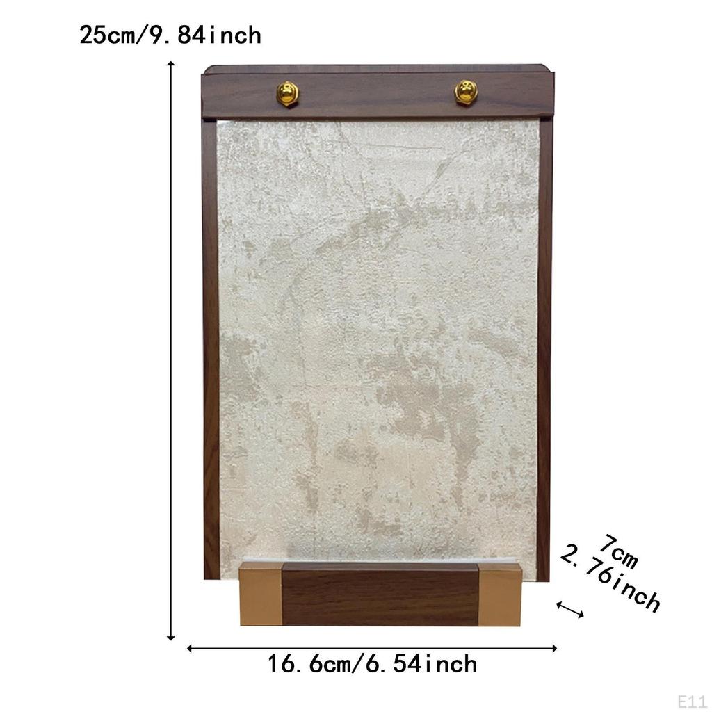 Decorative Nail Display Stand, Tip Sampler, Wooden Stand for Home Manicure