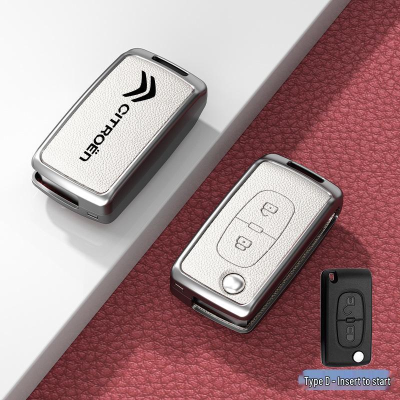 Car Key Cover & Buckle for Citroen C3XR, C4L, Tianyi, C5, C4 Sega, Elysee, C6 Models