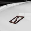 AAXU1 For Zeekr 7X 001 007 Car Logo Personalized Modification Matte Metal Car LogoTrendy Style Blackened Decorative Logo