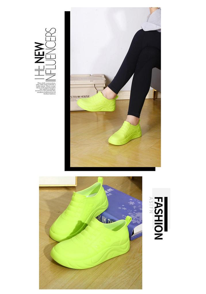 Women's Non-slip Waterproof Height-boost Rain Boots - Lightweight Short Boots for Spring/Autumn