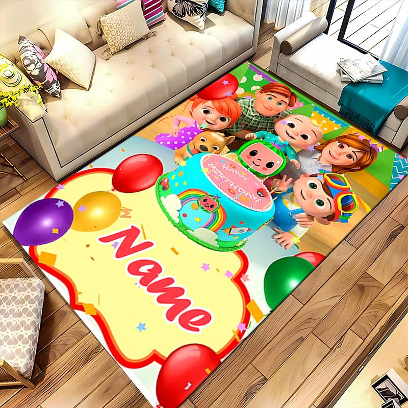 Custom personalization CoComelon - Dance Party Area Rug - Perfect For Kitchen, Bathroom,Laundry Room Decor Large Size Available,Gift All Seasons