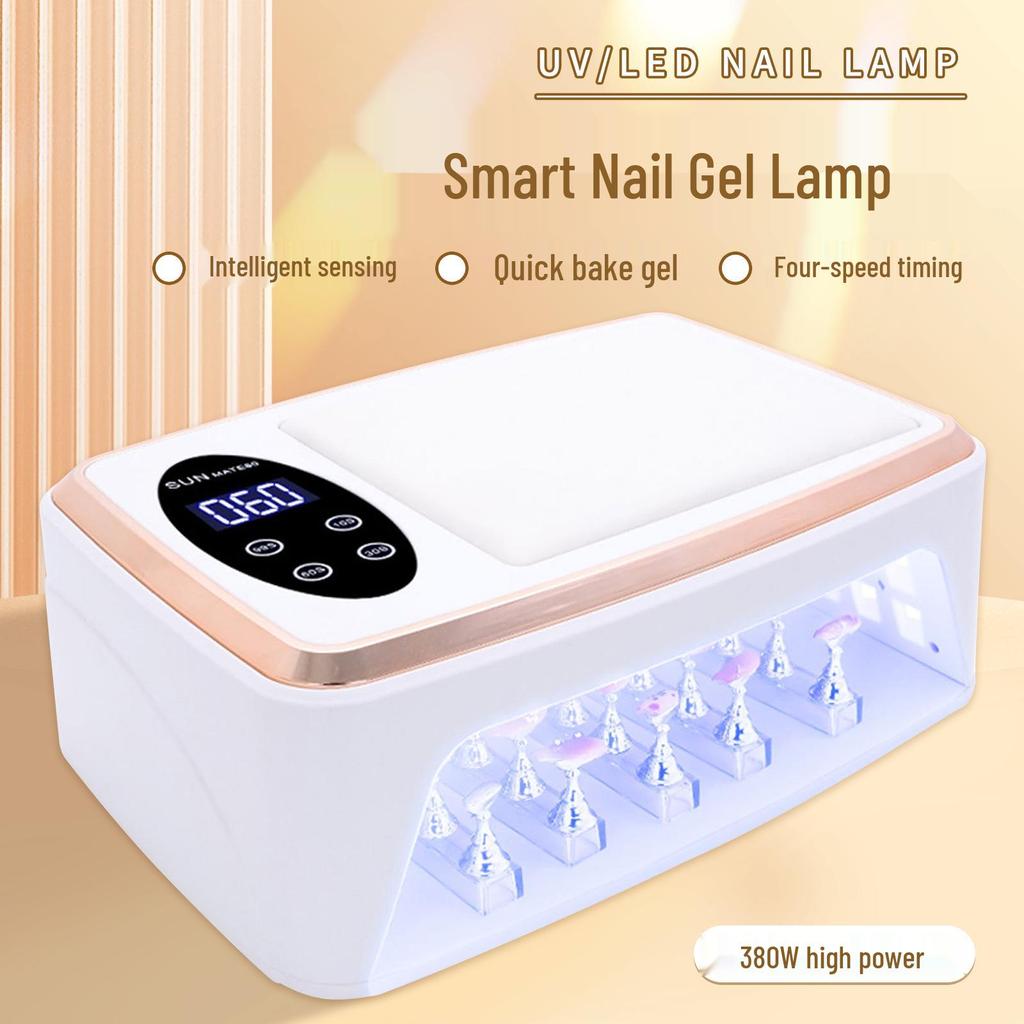 High-Power Wearable UV Nail Lamp & Hand Pillow for Nail Salon