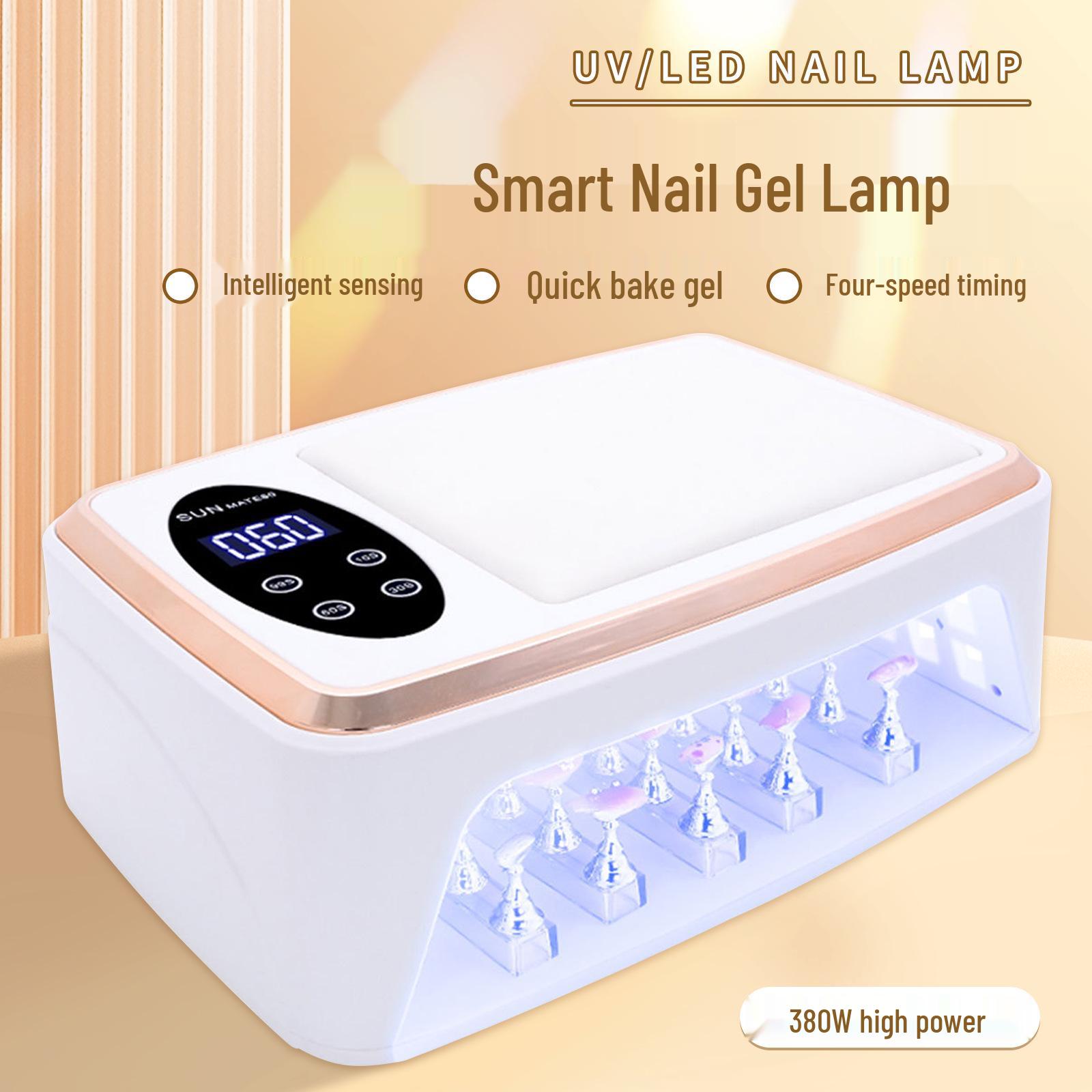 

High-Power Wearable UV Nail Lamp & Hand Pillow for Nail Salon