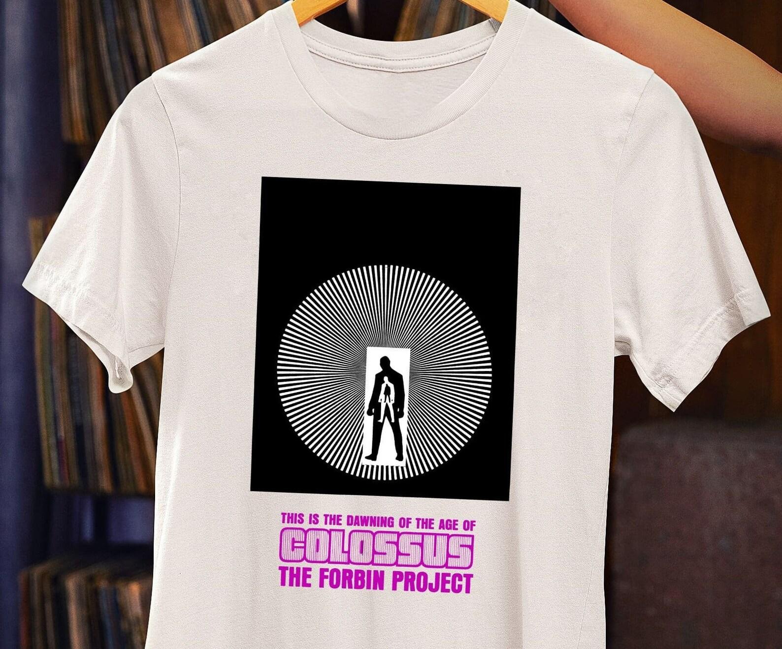 Colossus: The Forbin Project T-Shirt - 70s Sci-Fi Cult Classic - AI & Cold War Movie Tee S