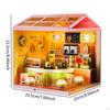 Craft Doll Houses with Furniture Tiny House Diorama for Teens And Kids