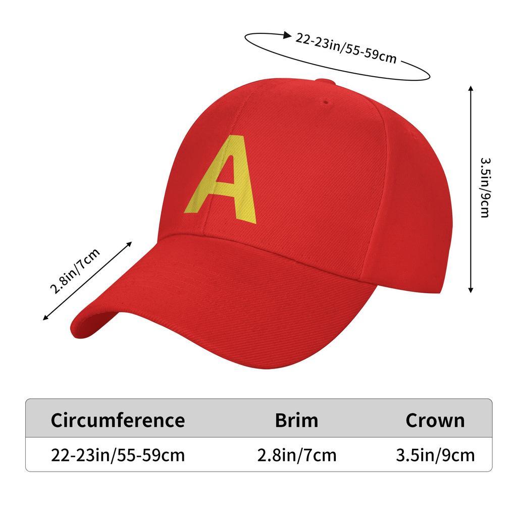 A-Alvin und die Chipmunks Der Squeakquel Ein Hut Damen Hut Trucker-Kappe Sportkappe Verstellbare Snapback-Kappen Baseballkappen Frühling
