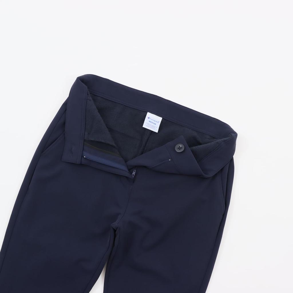 Champion Golf Script Women's Pants, Stretch, Warm, Water-Repellent, Windproof, Logo, Navy, CW-YG208