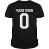 Zero F*cks Given Funny T Shirt Tee Don't Care