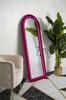 Lustro ścienne Cloe Fuxia Velvet Cm 60X4X160