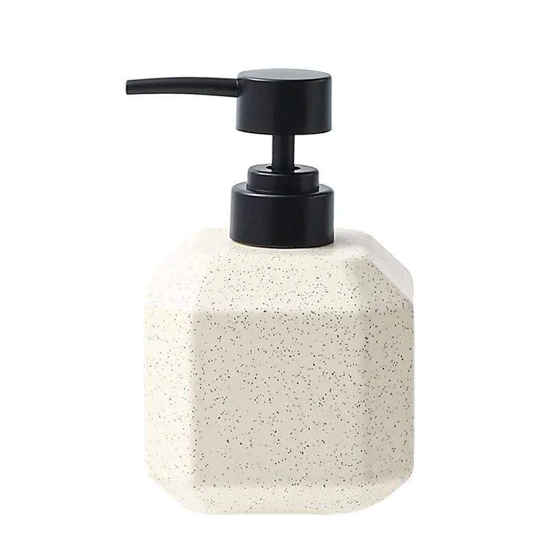 181ml soap dispenser Ceramic lotion bottle hotel household hand soap shampoo body wash dispensing bottle bathroom press bottle