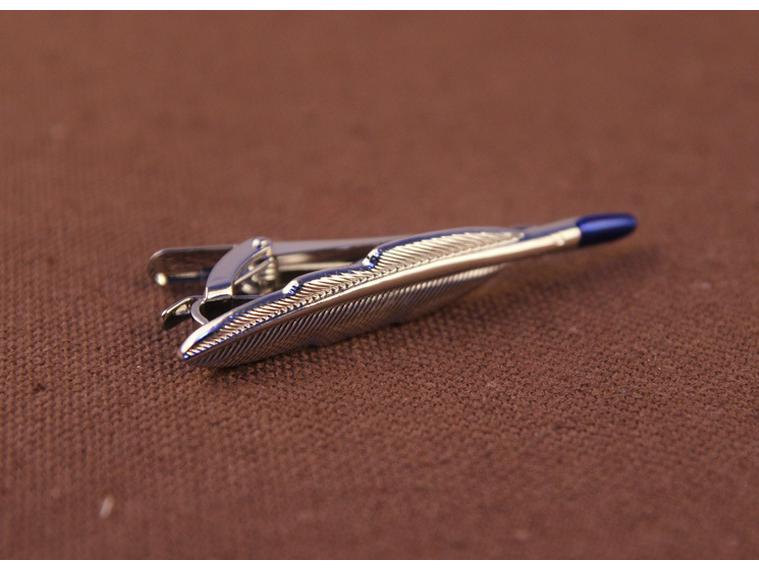 Herren Krawattenklammer - Schnurrbart, Schwarze Feder & Anker Designs verfügbar