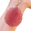 Strawberry Crystal Nine-Tailed Fox Necklace & Sweater Chain In New Chinese Style with Fox Fur Accents