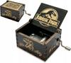 Mini Wooden Music Box With Music From The Movie Jurassic Park, Black