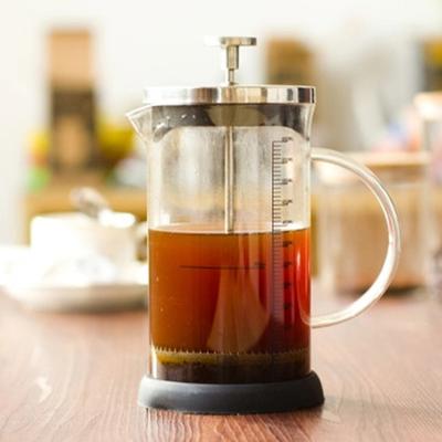 350/600 ML Glas French Press Topf Hitzebeständige Kaffeemaschine Tee Filter Topf Tasse