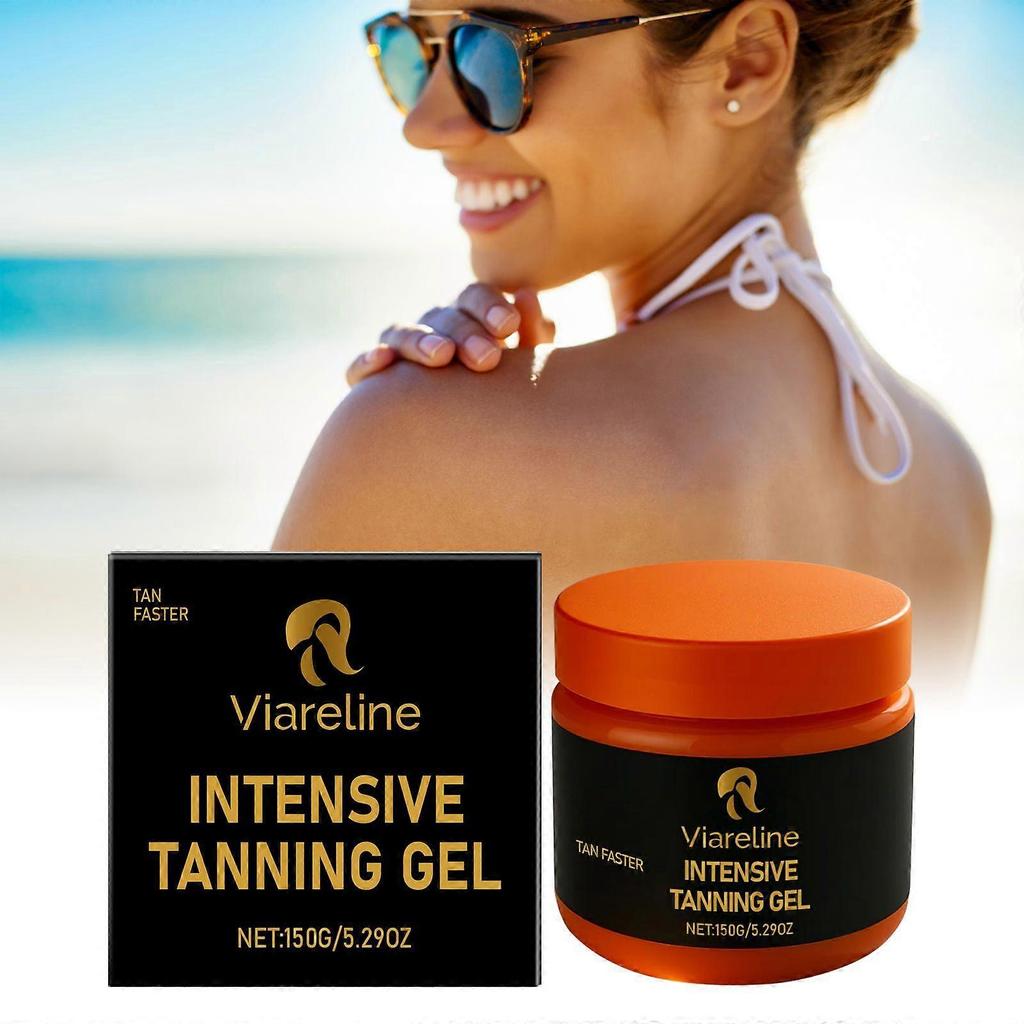 Viareline Tanning Gel  Summer Outdoor Moisturizing Cream For Wheat-Colored And Bronze Skin, Sunless Tanning Skincare