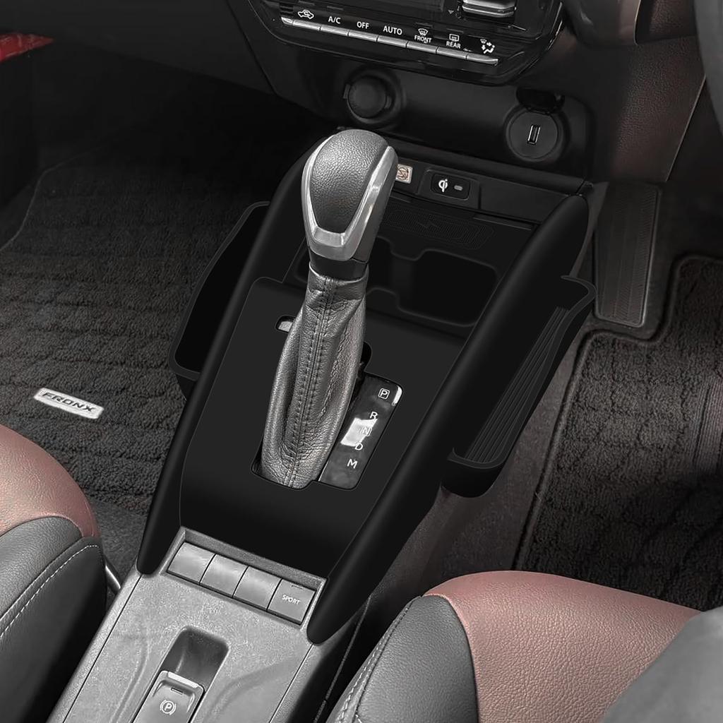 FDAIUN Car Center Console Gear Shift Panel Silicone Mat for Suzuki FRONX Rubber Mat with Vibration Reduction and Silica Custom Interior Parts and Easy