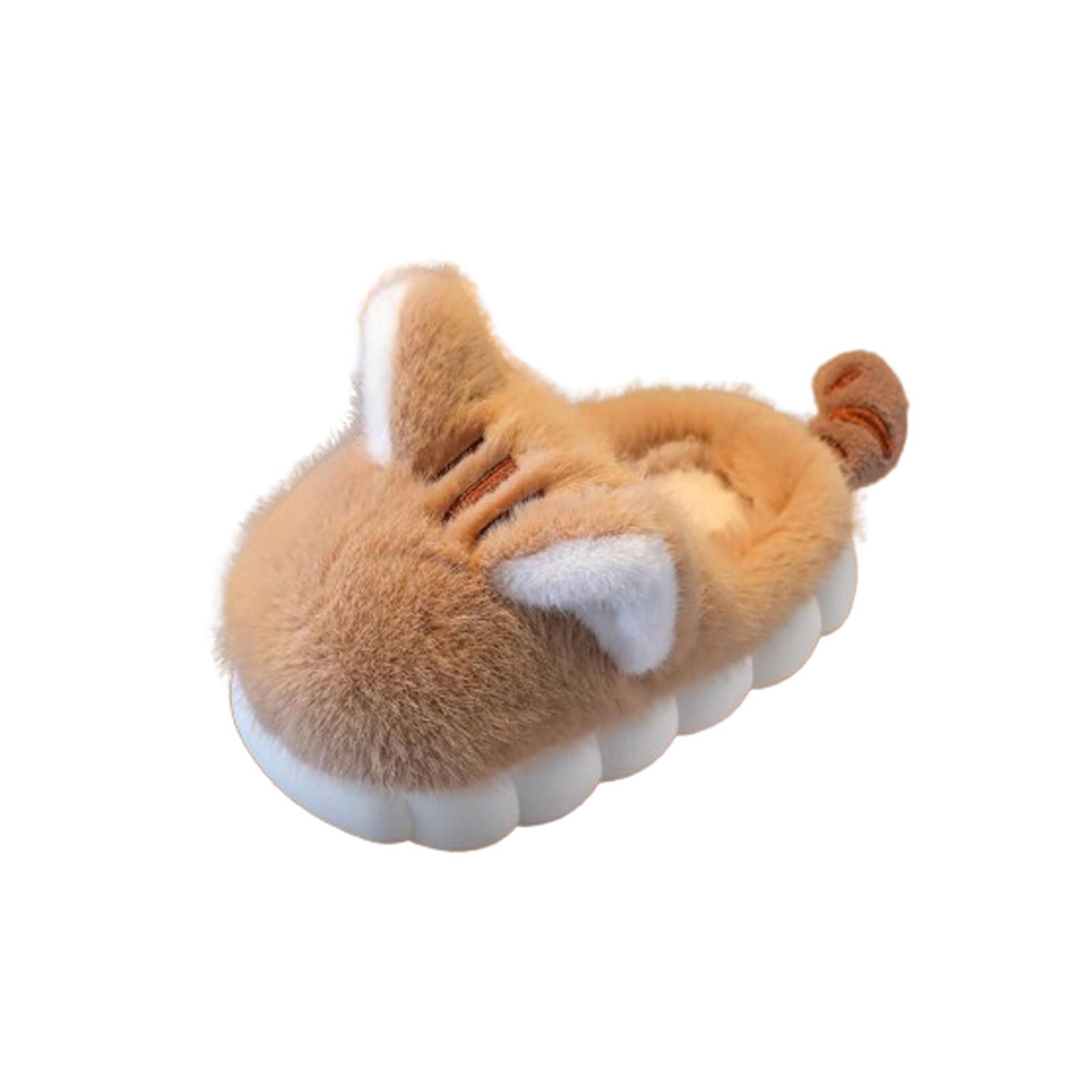 

Детские хлопковые тапочки зимние мультяшные милые теплые толстые мягкие плюшевые хлопковые туфли 36