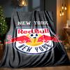 New York Bulls Crest Blanket Lightweight Ideal Bedding Blanket Perfect for Travel, Camping, Living Rooms, Offices, Sofas, Fan Christmas gift