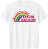 Schau Mal Es ist in Einem Buch Lesen Buch Vintage Regenbogen T-Shirt Frau Mann Sommer Mode Lässig Baumwolle Grafik T-Shirts Vintage