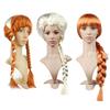 Cartoon Film Figure Cosplay Wig Synthetic Long Braid Wig Halloween Christmas Women Cosplay Party