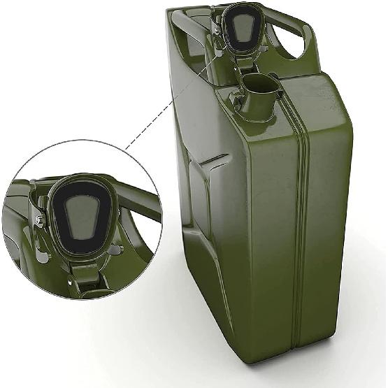 5 PCS Jerry Can Gaskets Rubber Fuel Can Gaskets Replacement Gas Gaskets Gas Can Spout Gaskets for NATO and Wavian Gaskets Fuel Washer Seals (Black)