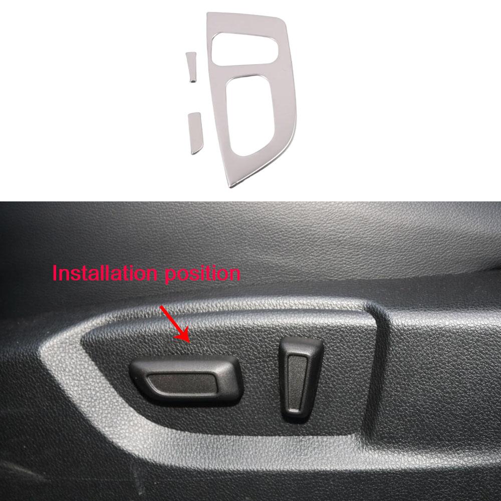 Stainless Steel Rearview Mirror Adjust Switch Cover Trim  Gear Box Panel Frame For Mitsubishi Eclipse Cross 2017 2018 -