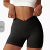 Women's High Waist Seamless Yoga and Running Shorts with Peach Lift
