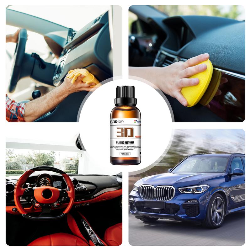 30ml Long Lasting Interior Restorer Coating Trim Restorer User Friendly Protective Car Restoring Liquid For Truck SUV RV