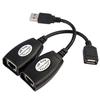 Usb Extension Ethernet Rj45 Cat5E/6 Cable Lan Adapter Extender Over Repeater