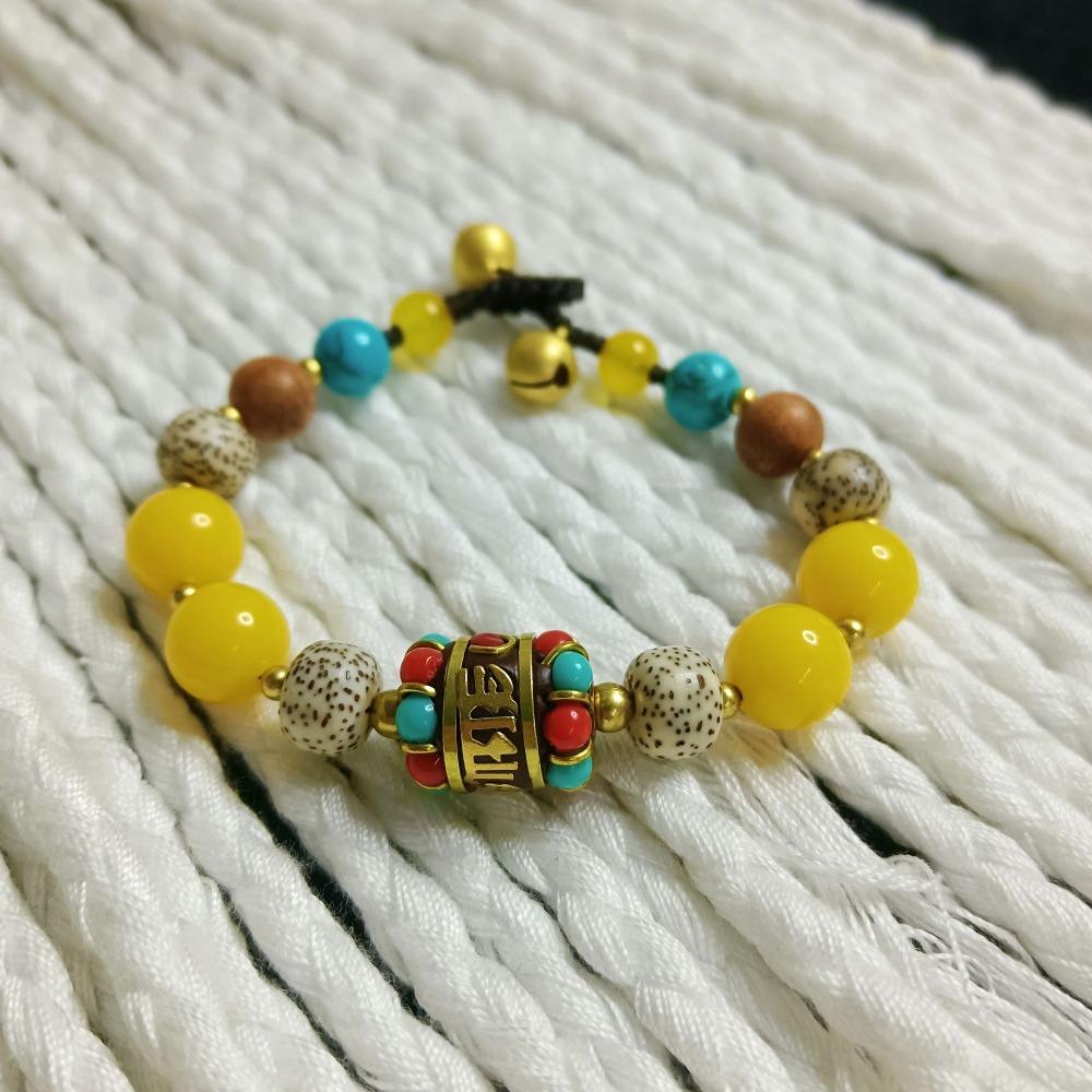 Colorful Bohemian Bracelet Nepal Tibetan Style Vintage Beaded Bracelet Jewelry
