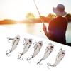 5PCS Metal Fishing Blade Lure 3.5g 7g 15g Fishing Lures Durable Spinner Spoon Lures For Trout
