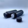 180ml Black Plastic Powder Shaker Bottle - Refillable Container for Talcum & Cosmetic Powders
