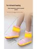Unisex Electric Heated Indoor Cotton Slippers for Warmth
