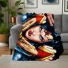 Wonder Woman DC Comics Book Cover Art Print PosterBlanket Flannel Throw Blanket for Sofa, Bed, Travel, Camping, Office, Couch, Chair