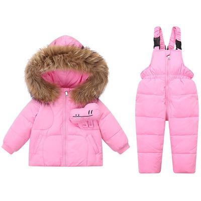 Veste en duvet pour enfants Combinaison chaude épaissie Combinaison de ski Combinaison 1-6 Veste Combinaison de ski