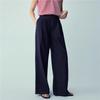 Giordano Women's 2026 Spring Washed Pleated High-Waist Wide-Leg Denim Jeans