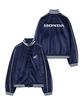 Phyps Motorcycle Velvet Track Jacket Navy
