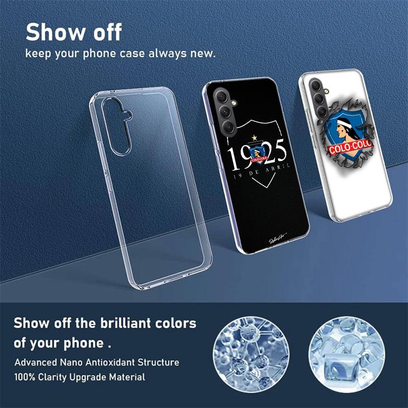 Club Social Y Deportivo Colo Phone Case for Samsung A17 A37 A57 A07 A16 A26 A36 A56 A06 A02S A12 A22 A32 A52S A04S A14 A24 A34 A