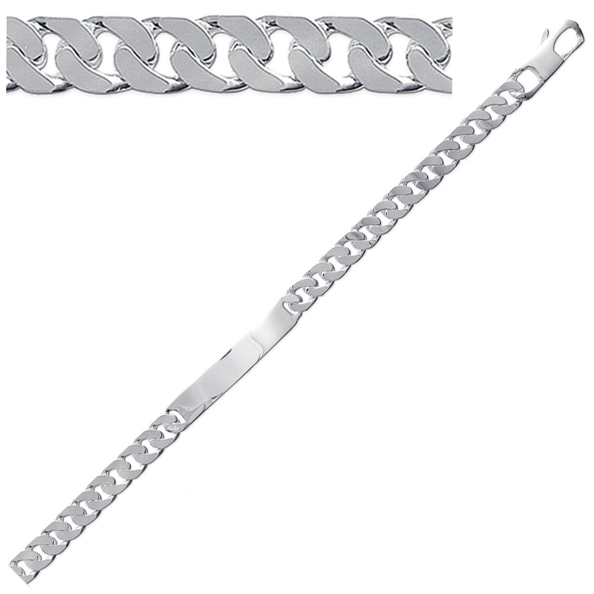 

Les Trésors De Lily [L3834] - Мужской серебряный браслет Adam с родиевым покрытием - 21 см 8 мм