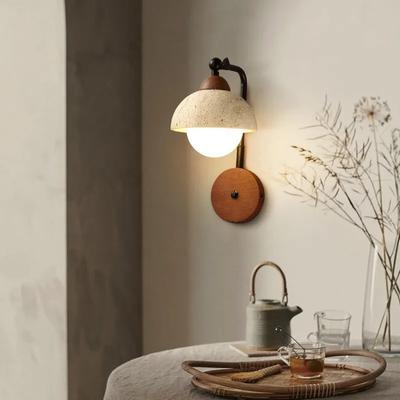 Japoniški Retro Cementiniai Sieniniai Šviestuvai Nordic Įėjimo Apšvietimas Koridorius Laiptinė Kambario Dekoras Miegamasis Plokštės Sieninė Lempa LED G9