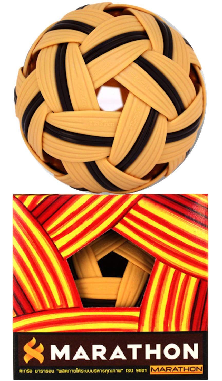 

Официальный мяч Sepak Takraw Ball MT301 (МАРАФОН)