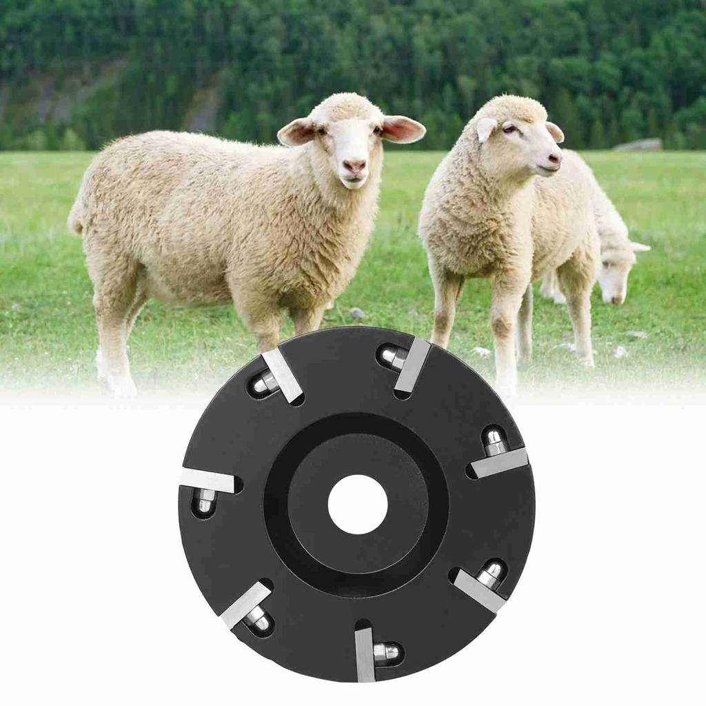 Livestock Hoof Trimming Disc Plate Hoof Trimming Discs Hoof Grinding Discs Claws Hoof Care Tool with 7 Blades