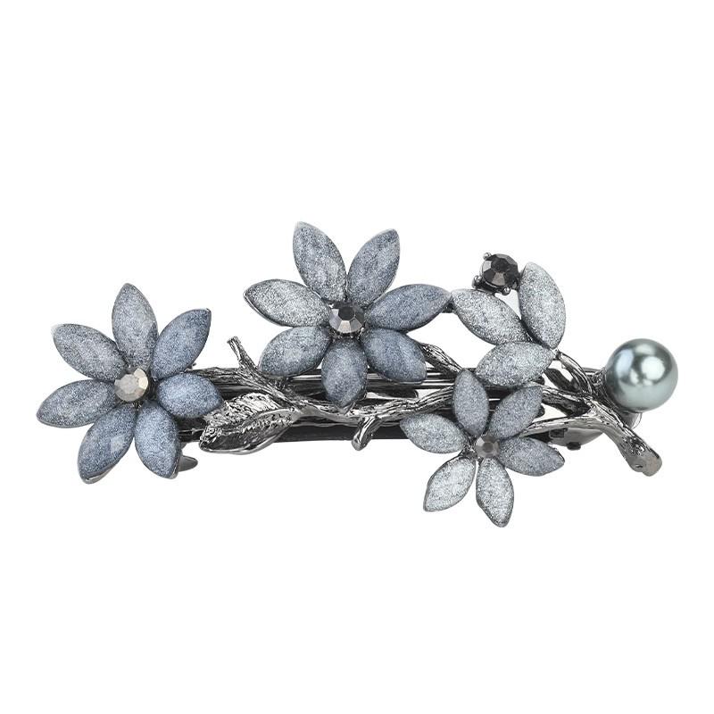 Elegant Korean Flower Branch Hair Clip - Fashionable Spring Hairpin for Women