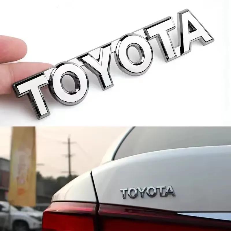 Toyota 2026 Neue Radkappen 3D Metall Emblem Abzeichen Auto Kofferraum Aufkleber Toyota Chr Corolla Camry Yaris Autoaufkleber