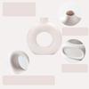 Wazon ceramiczny cętkowany elegancki prezent na kwiaty minimalistyczny